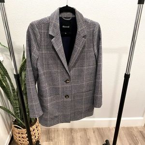Madewell Plaid Blazer